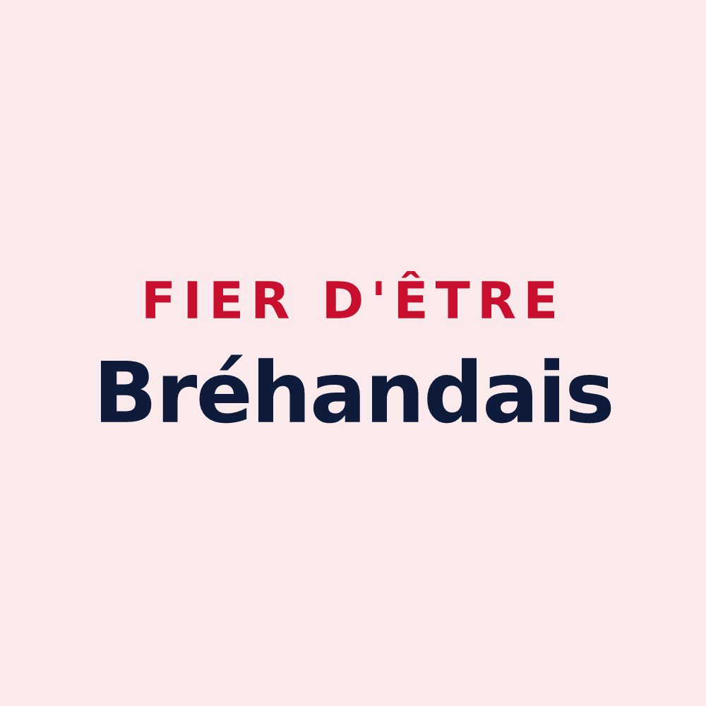 Magnet « Fier d'être Bréhandais » — design pour Bréhand