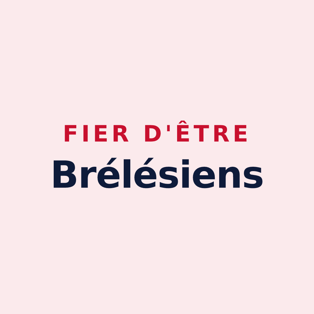 Magnet « Fier d'être Brélésiens » — design pour Brélès