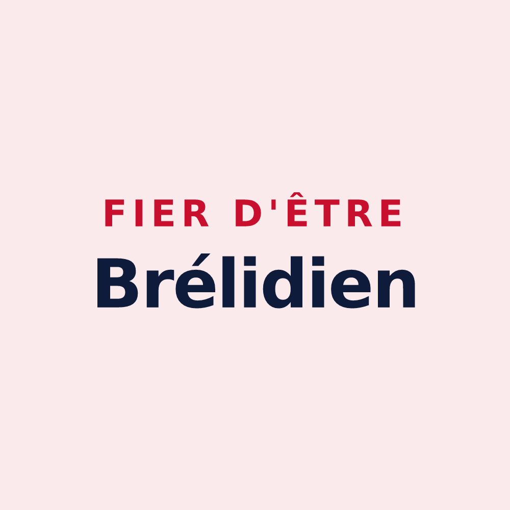 Magnet « Fier d'être Brélidien » — design pour Brélidy