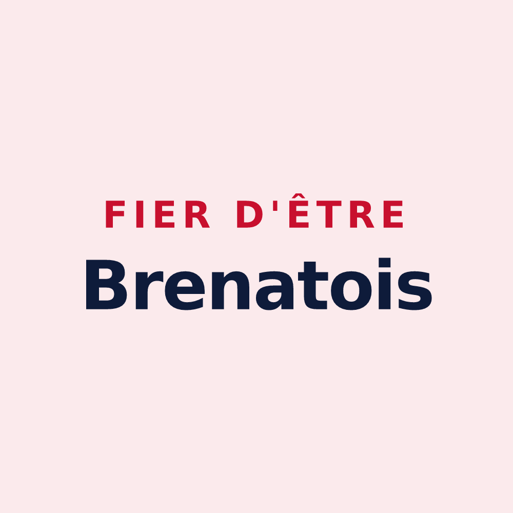 Magnet « Fier d'être Brenatois » — design pour Brenat