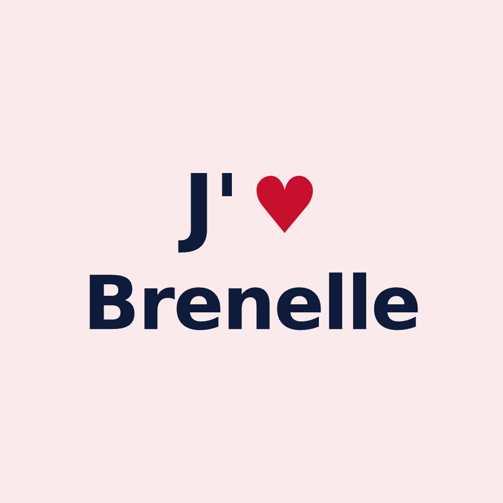 Magnet personnalisé Brenelle — design J'aime Brenelle