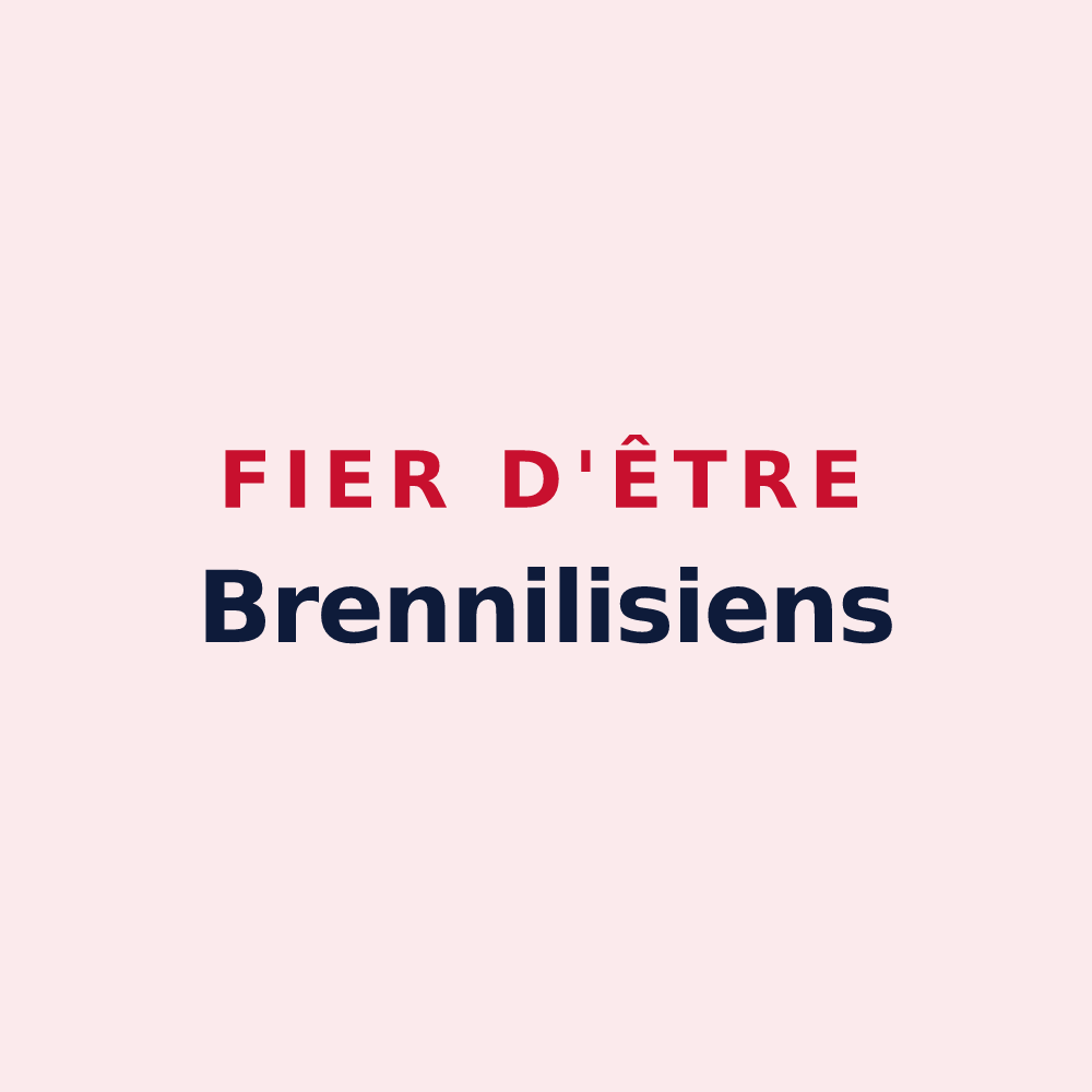 Magnet « Fier d'être Brennilisiens » — design pour Brennilis