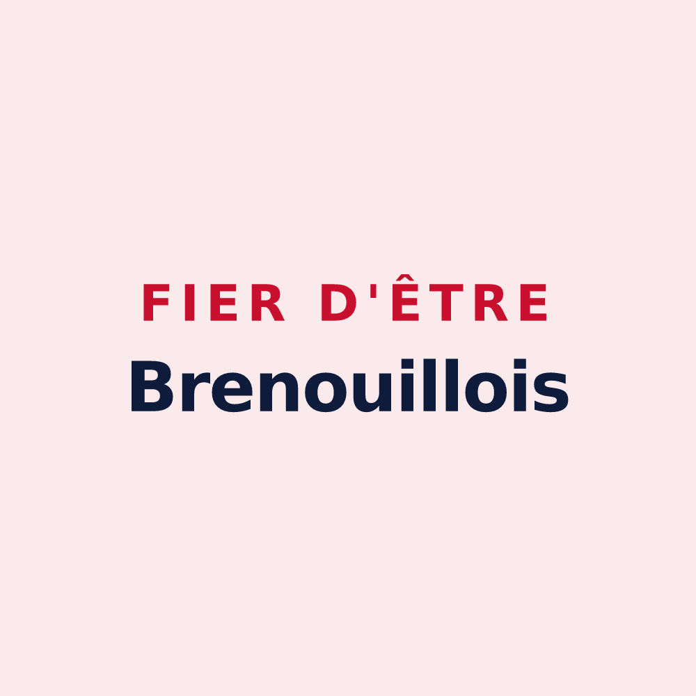 Magnet « Fier d'être Brenouillois » — design pour Brenouille