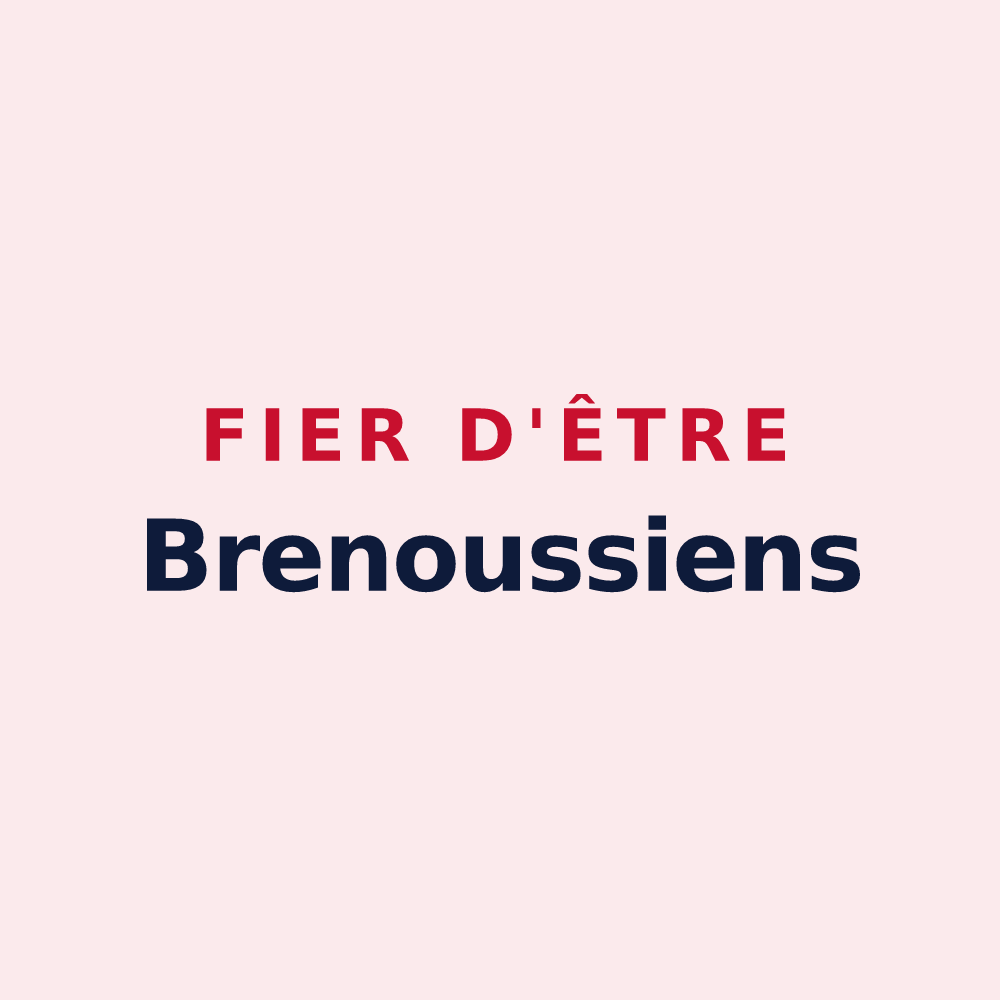 Magnet « Fier d'être Brenoussiens » — design pour Brenoux