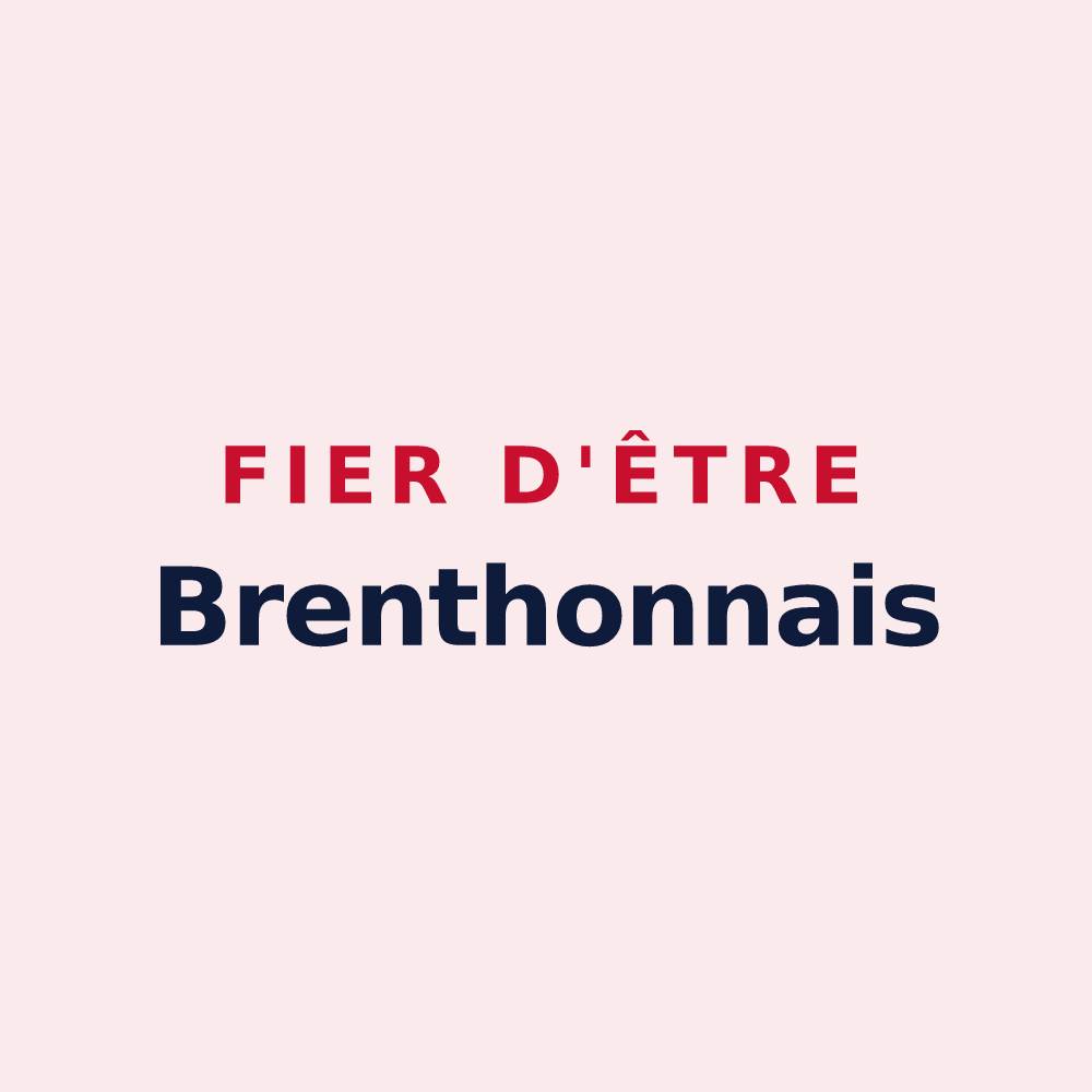 Magnet « Fier d'être Brenthonnais » — design pour Brenthonne