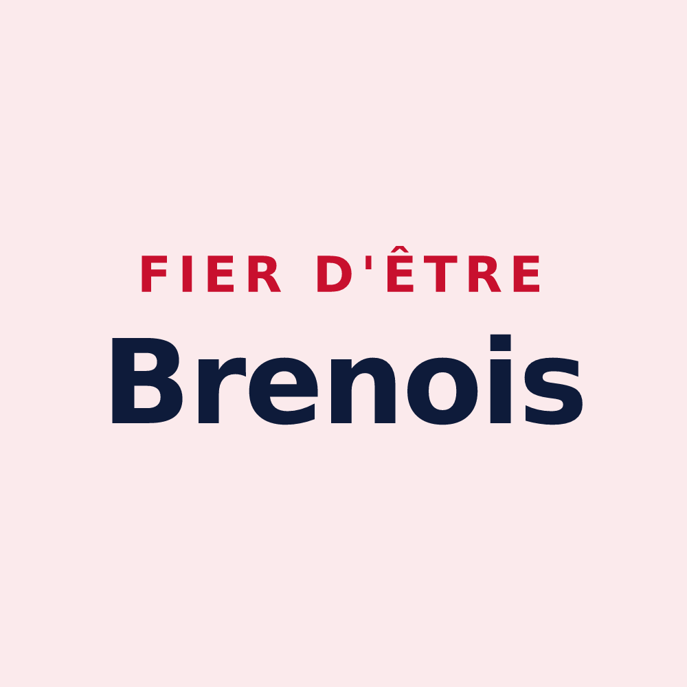 Magnet « Fier d'être Brenois » — design pour Breny