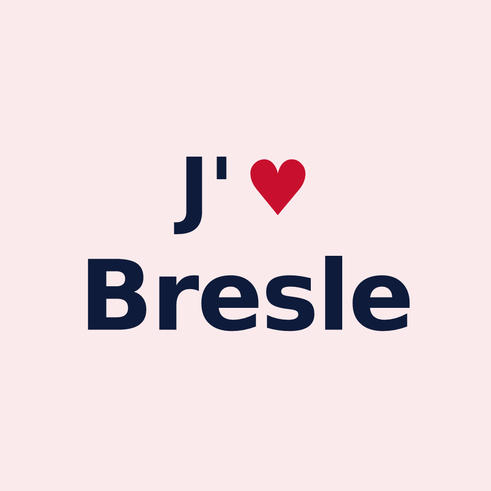 Magnet personnalisé Bresle — design J'aime Bresle