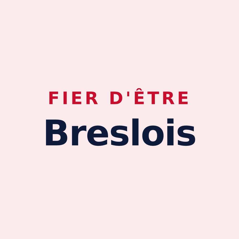 Magnet « Fier d'être Breslois » — design pour Bresle