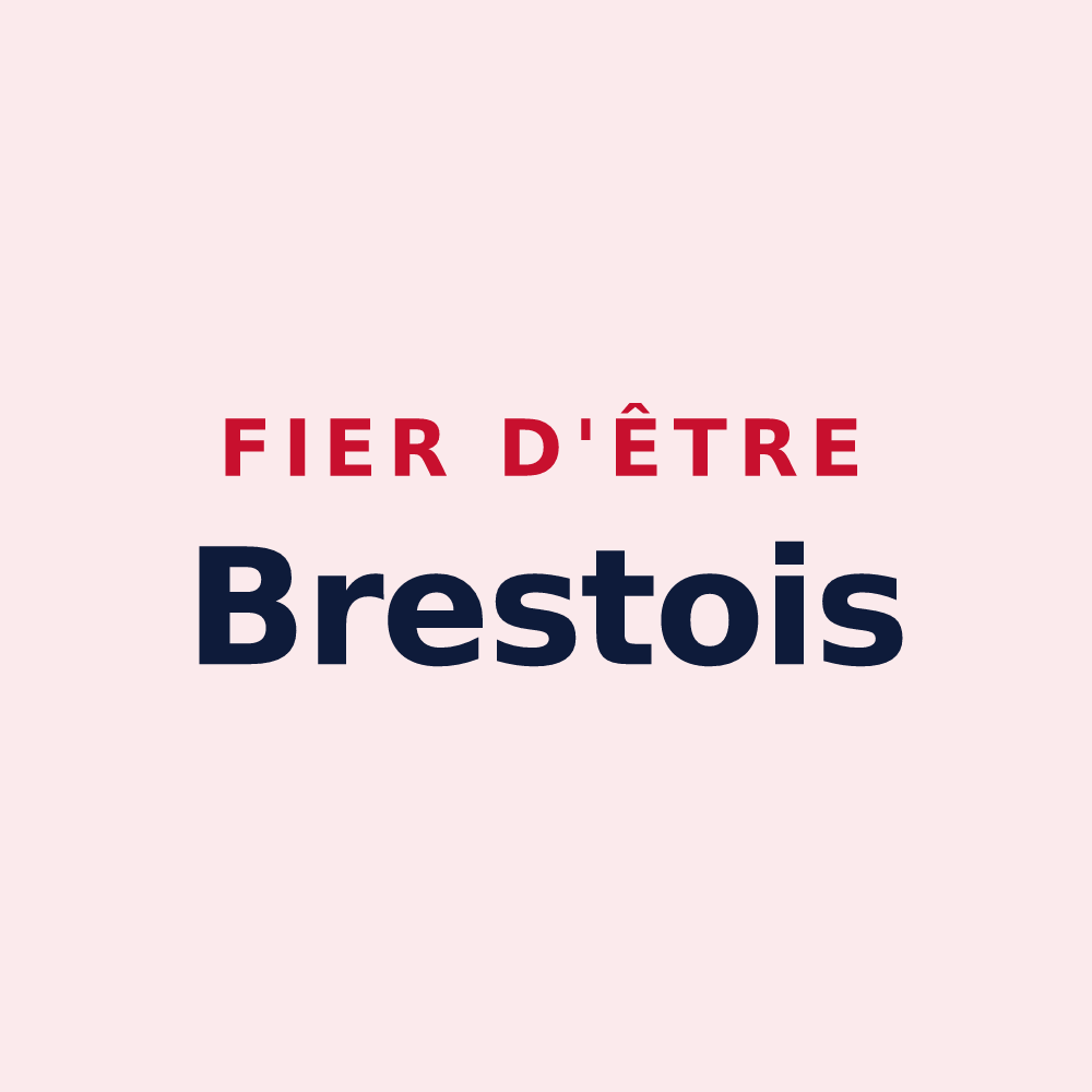 Magnet « Fier d'être Brestois » — design pour Brest