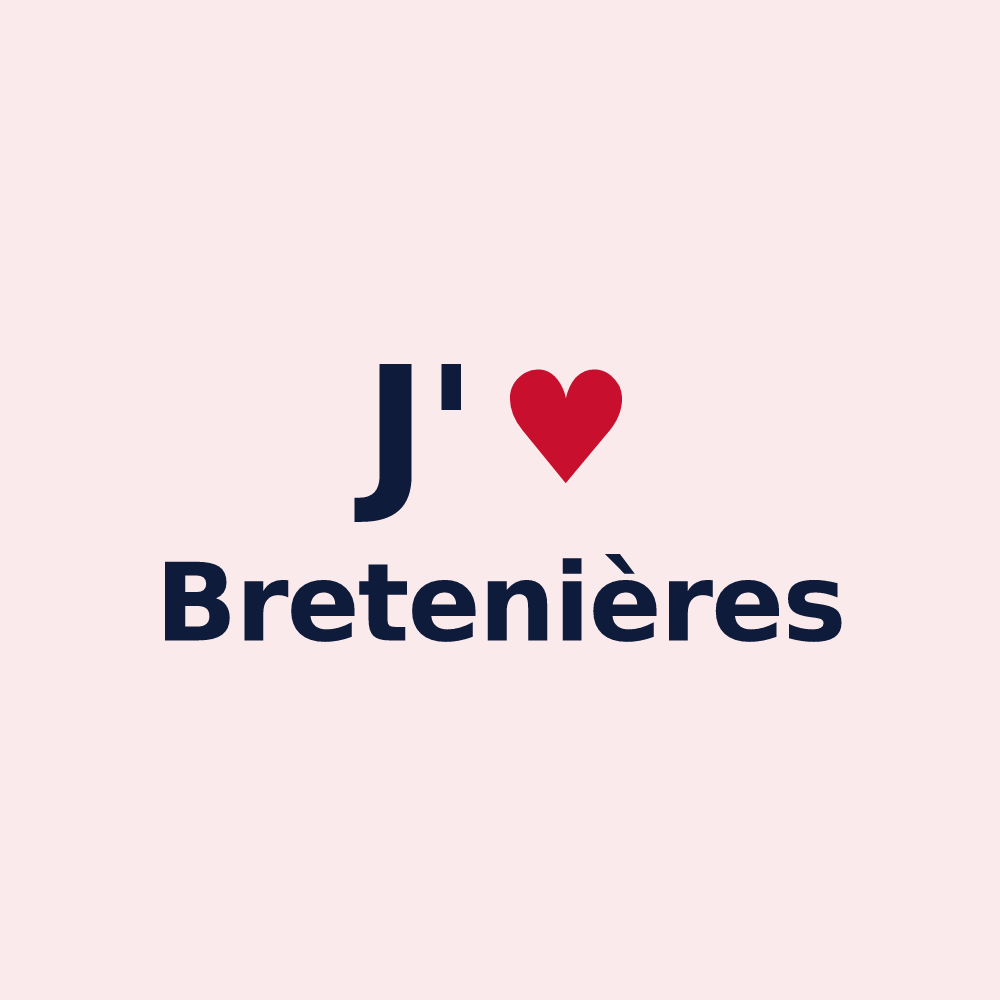 Magnet personnalisé Bretenières — design J'aime Bretenières