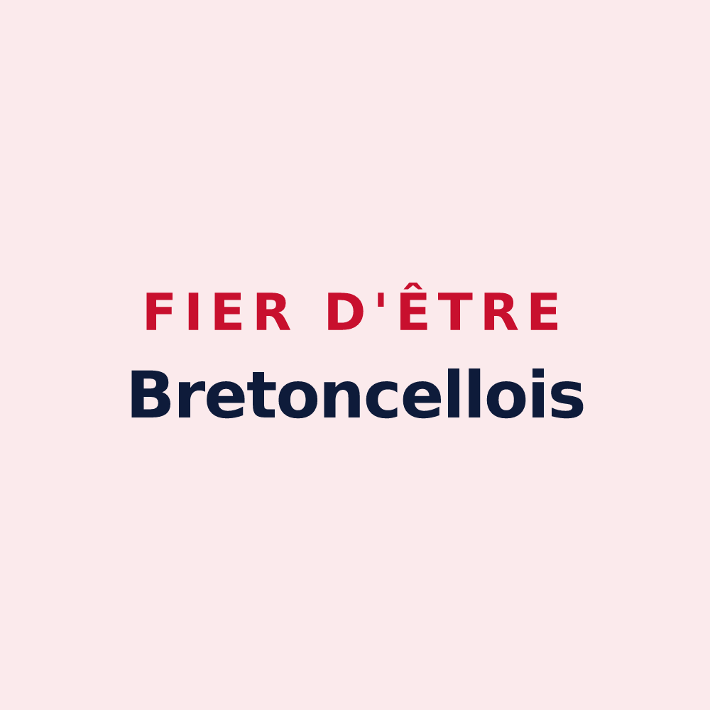 Magnet « Fier d'être Bretoncellois » — design pour Bretoncelles