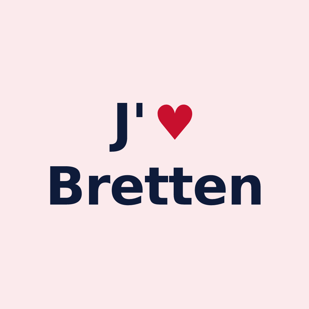 Magnet personnalisé Bretten — design J'aime Bretten