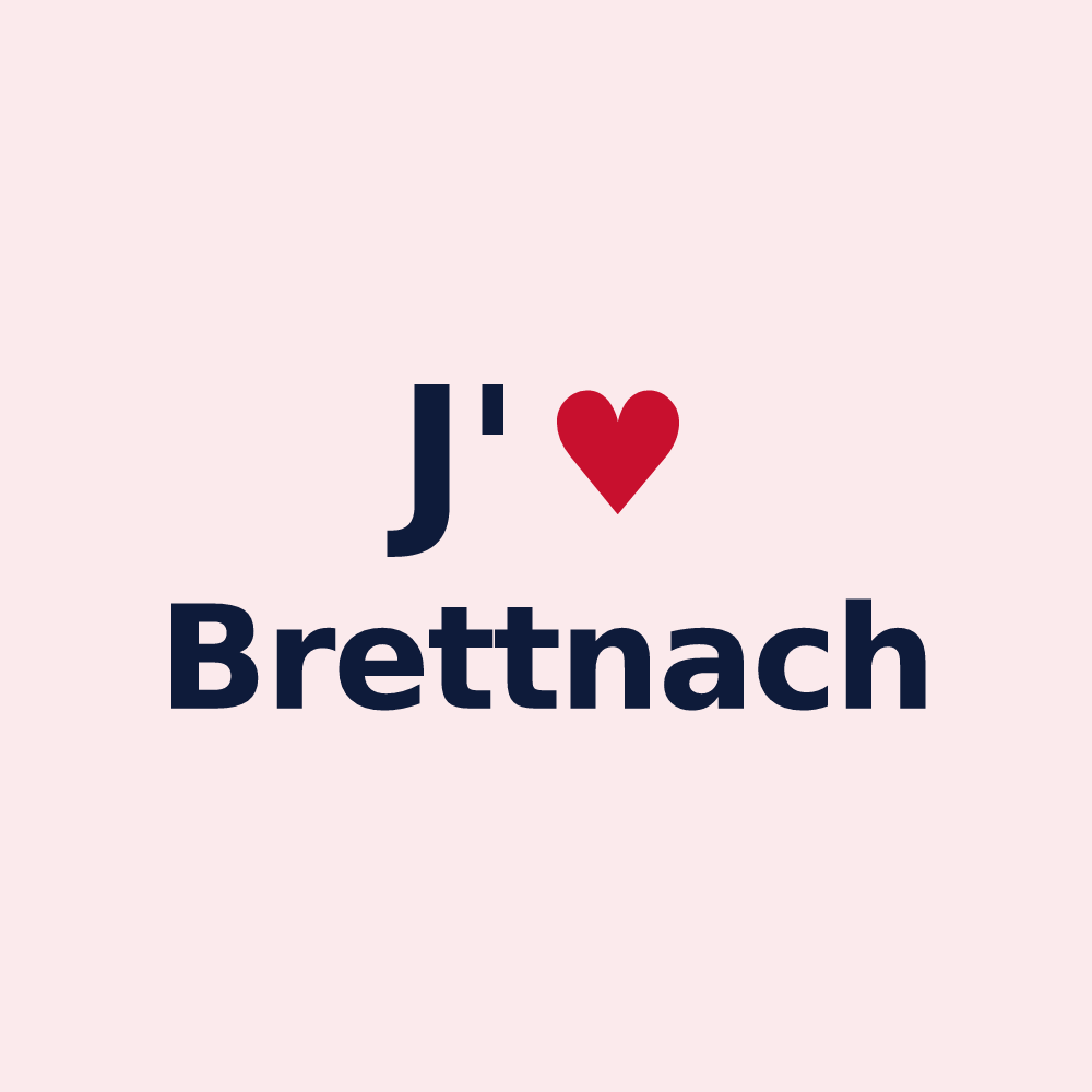 Magnet personnalisé Brettnach — design J'aime Brettnach