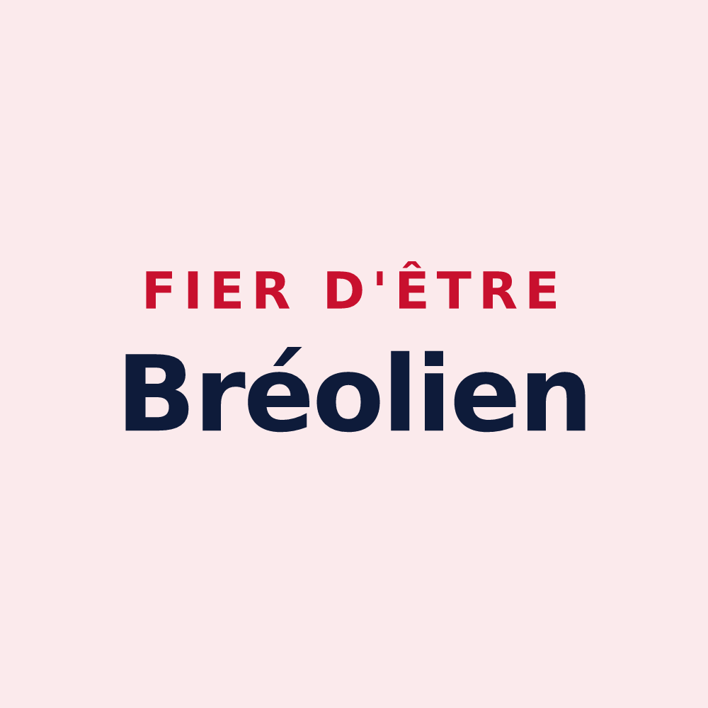 Magnet « Fier d'être Bréolien » — design pour Breux-sur-Avre