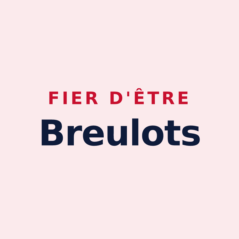 Magnet « Fier d'être Breulots » — design pour Breux