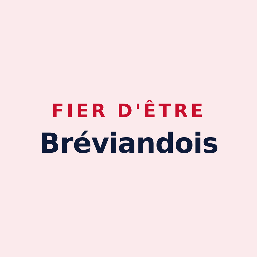 Magnet « Fier d'être Bréviandois » — design pour Bréviandes