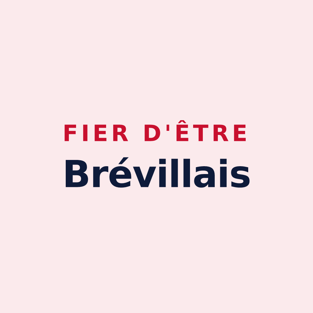 Magnet « Fier d'être Brévillais » — design pour Bréville-les-Monts
