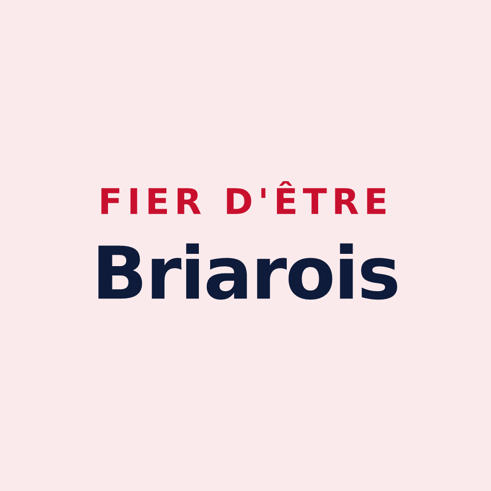 Magnet « Fier d'être Briarois » — design pour Briare