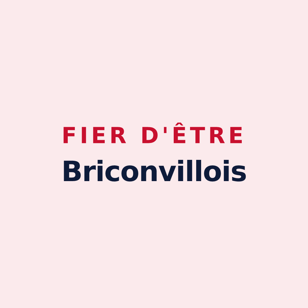 Magnet « Fier d'être Briconvillois » — design pour Briconville