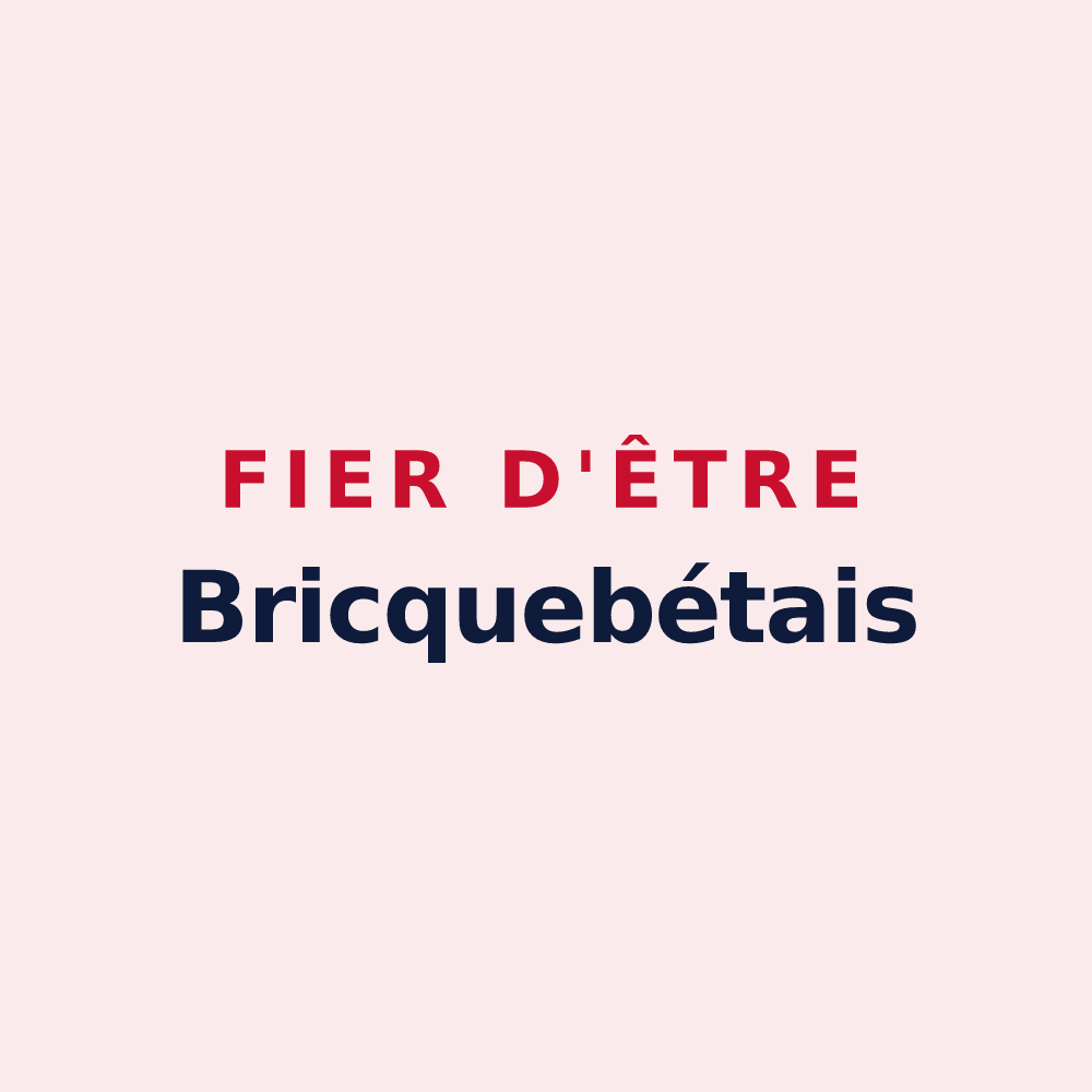 Magnet « Fier d'être Bricquebétais » — design pour Bricquebec-en-Cotentin