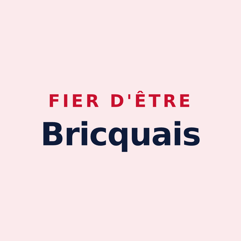 Magnet « Fier d'être Bricquais » — design pour Bricqueville-sur-Mer