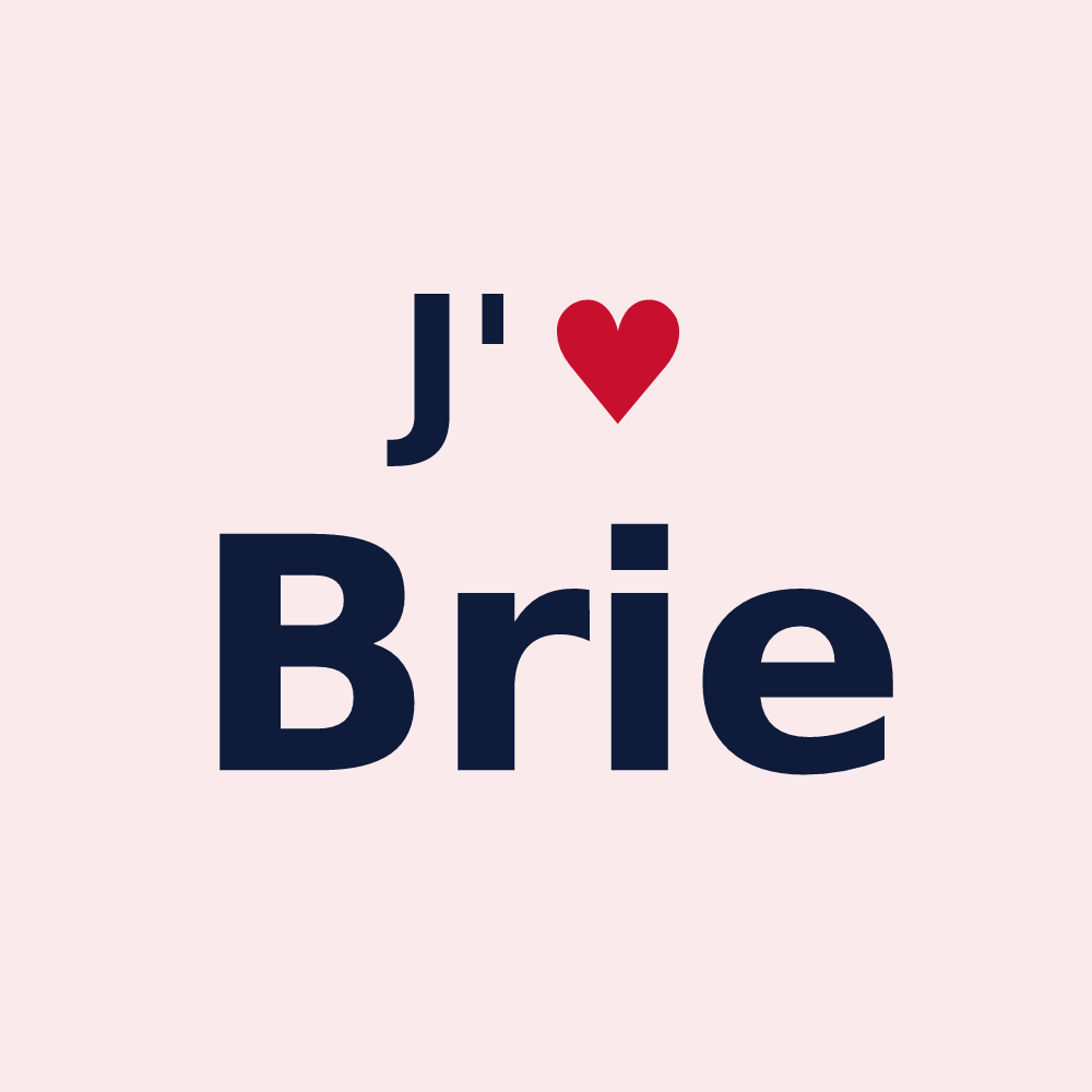 Magnet personnalisé Brie — design J'aime Brie
