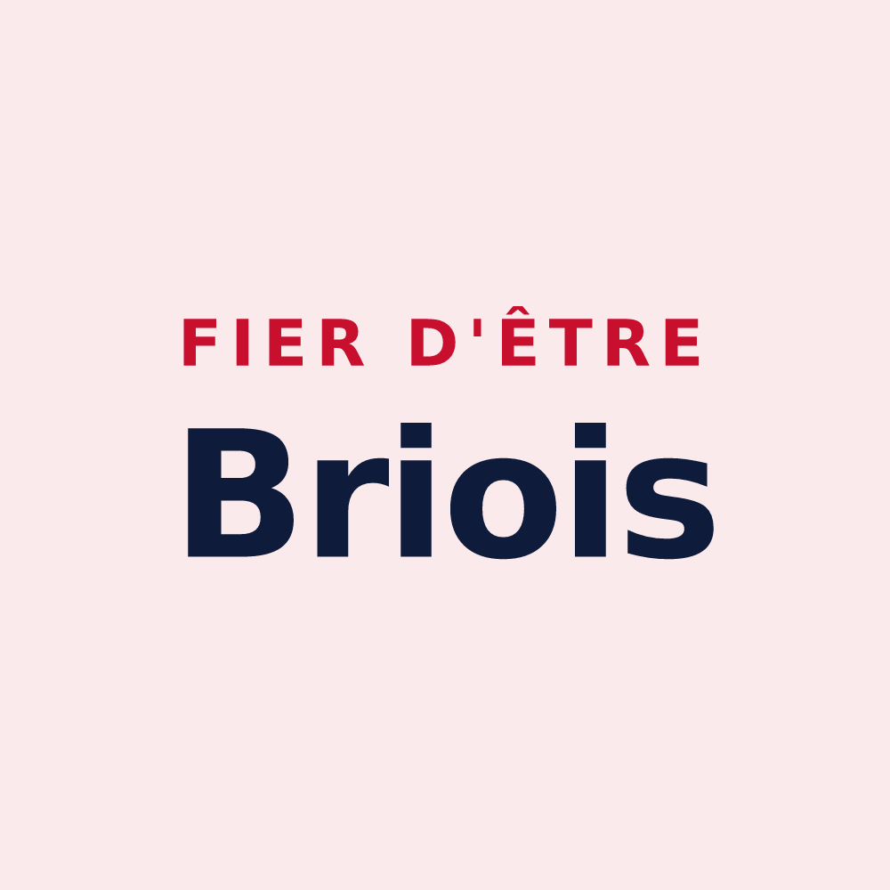 Magnet « Fier d'être Briois » — design pour Brie