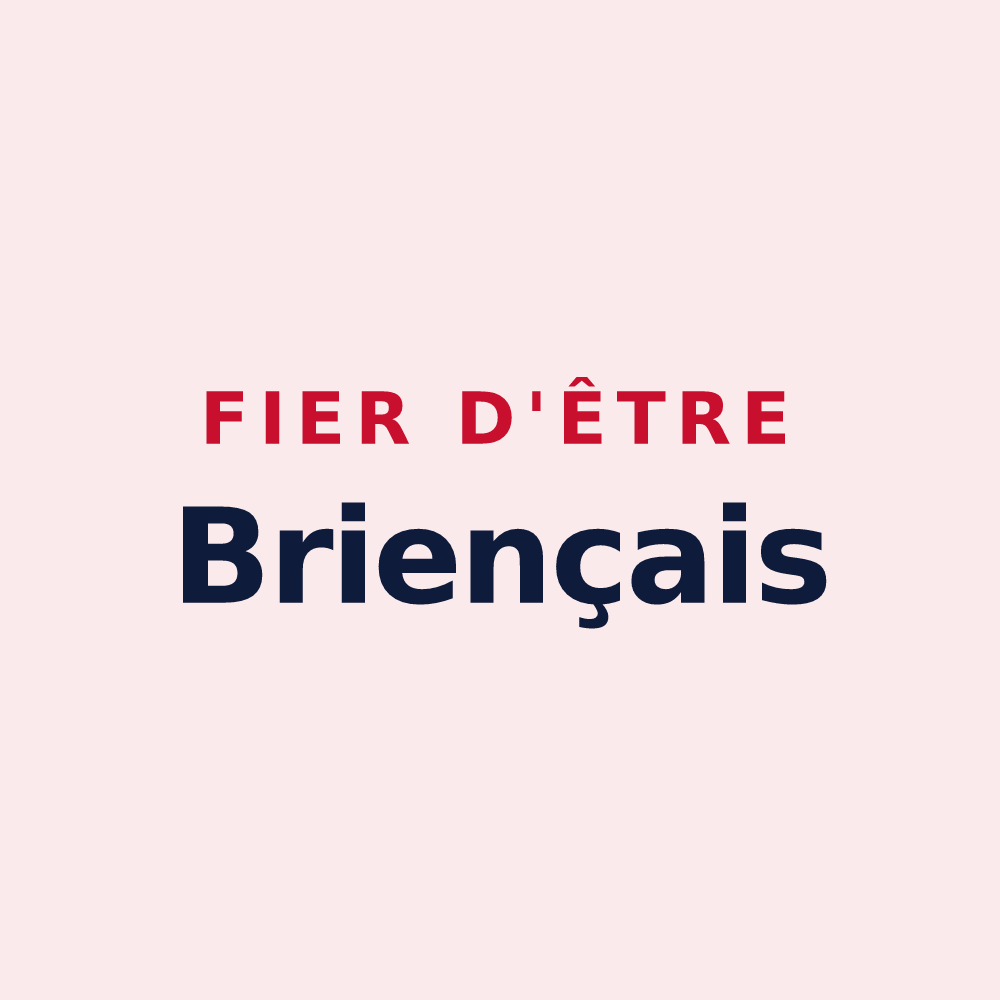 Magnet « Fier d'être Briençais » — design pour Brie