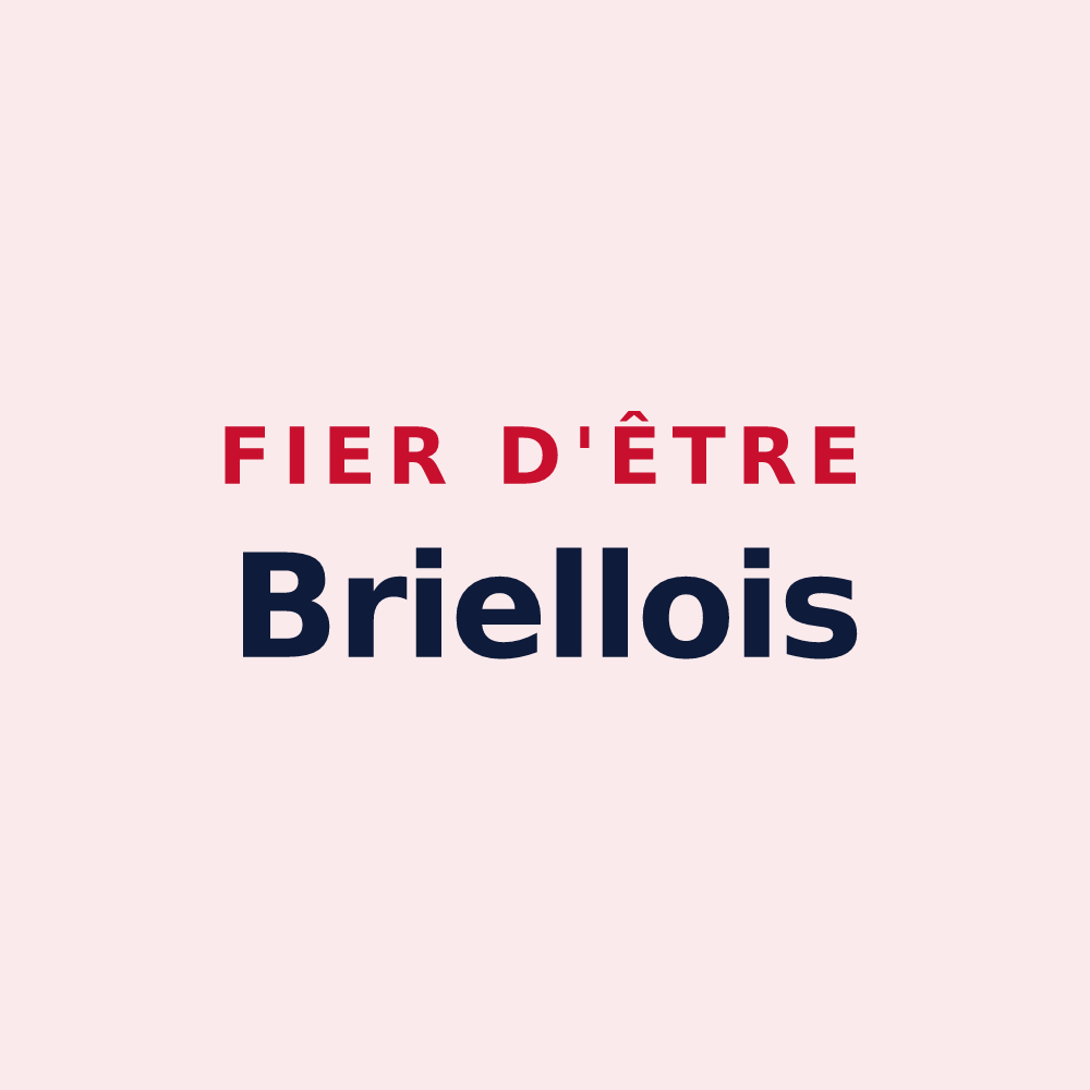 Magnet « Fier d'être Briellois » — design pour Brielles