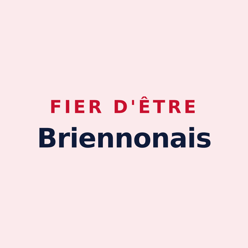 Magnet « Fier d'être Briennonais » — design pour Briennon