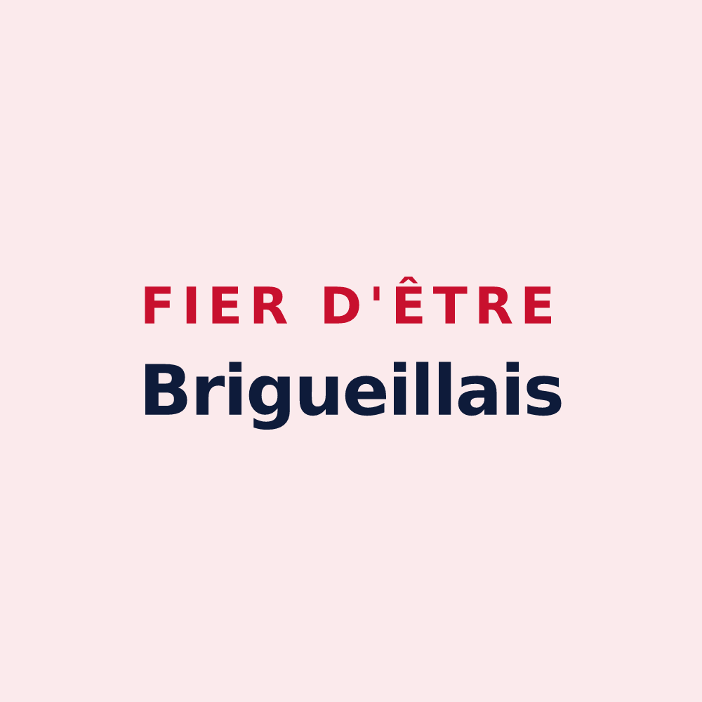 Magnet « Fier d'être Brigueillais » — design pour Brigueil-le-Chantre
