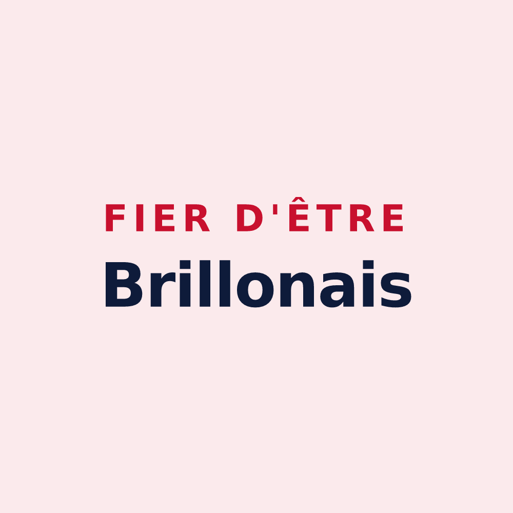 Magnet « Fier d'être Brillonais » — design pour Brillon-en-Barrois