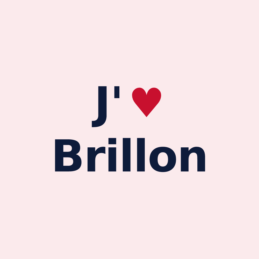 Magnet personnalisé Brillon — design J'aime Brillon