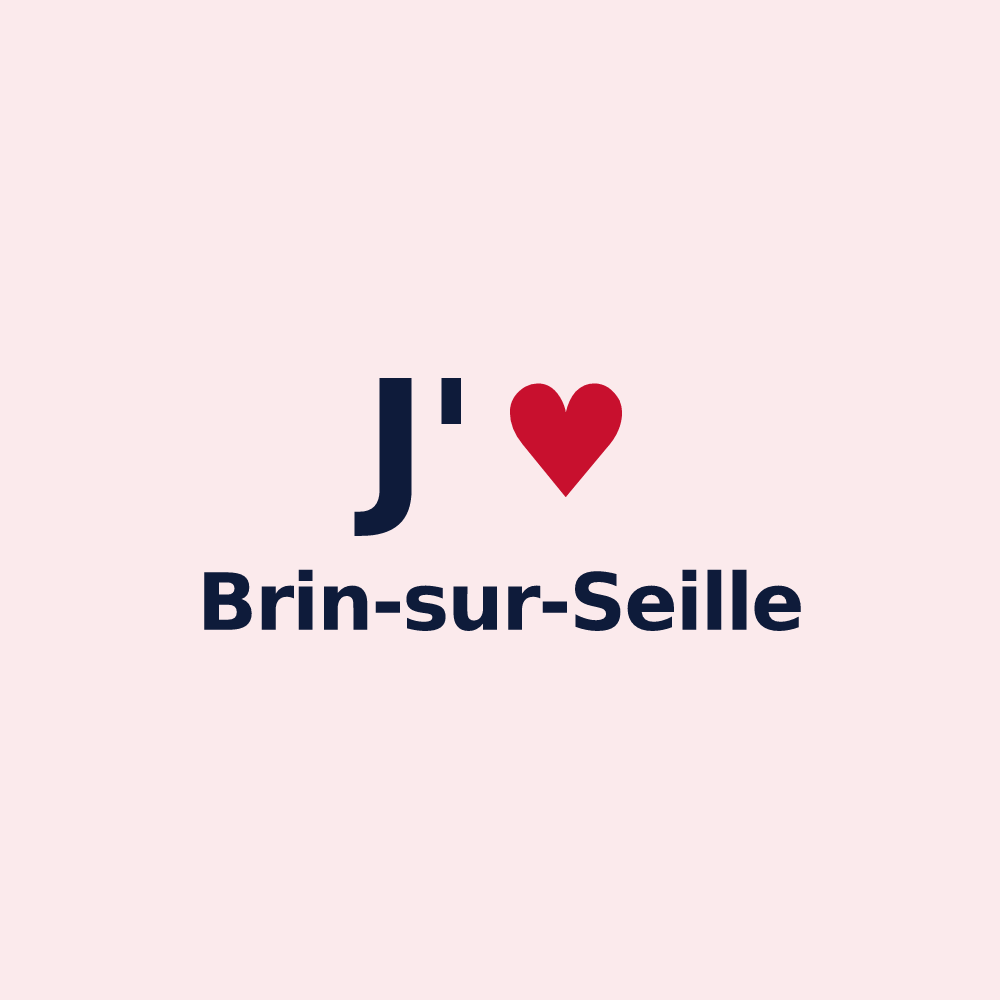 Magnet personnalisé Brin-sur-Seille — design J'aime Brin-sur-Seille