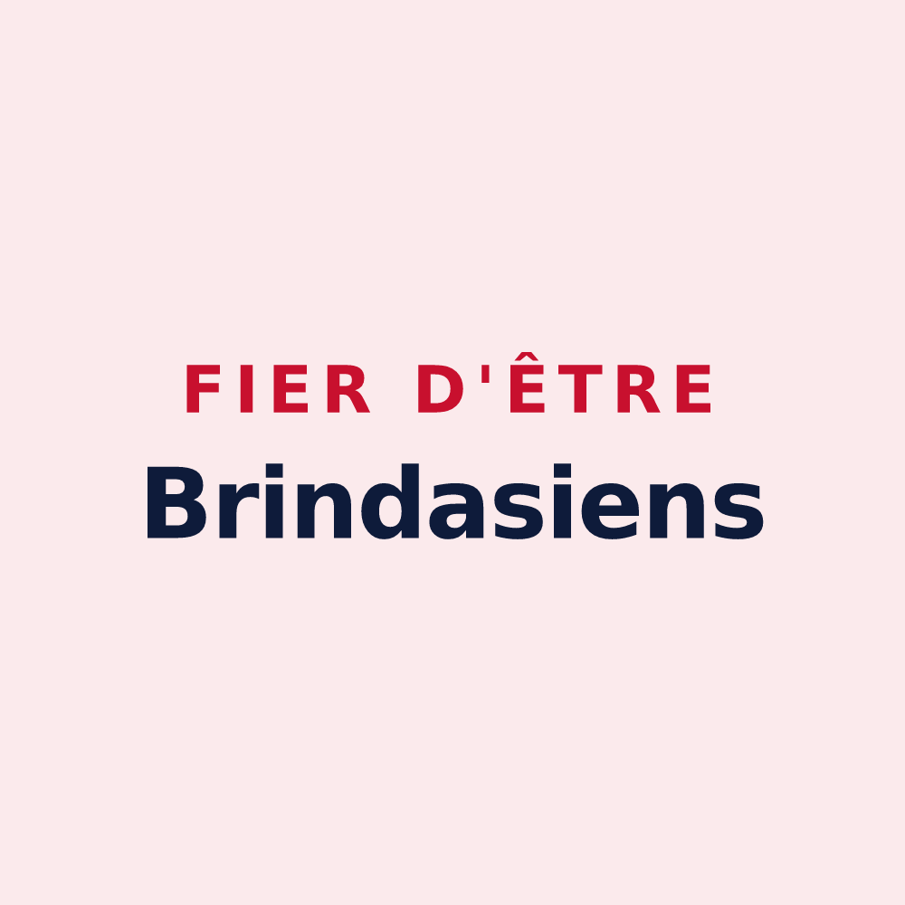 Magnet « Fier d'être Brindasiens » — design pour Brindas