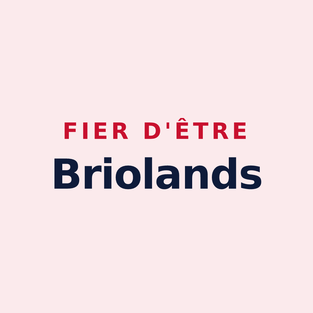 Magnet « Fier d'être Briolands » — design pour Briord