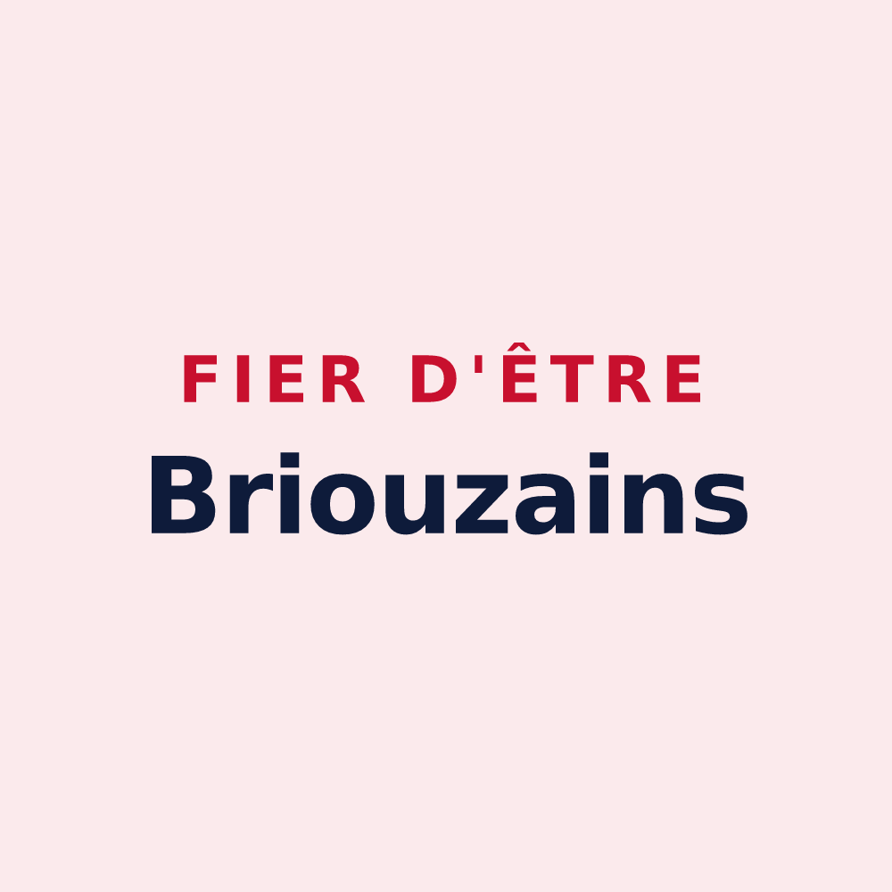 Magnet « Fier d'être Briouzains » — design pour Briouze
