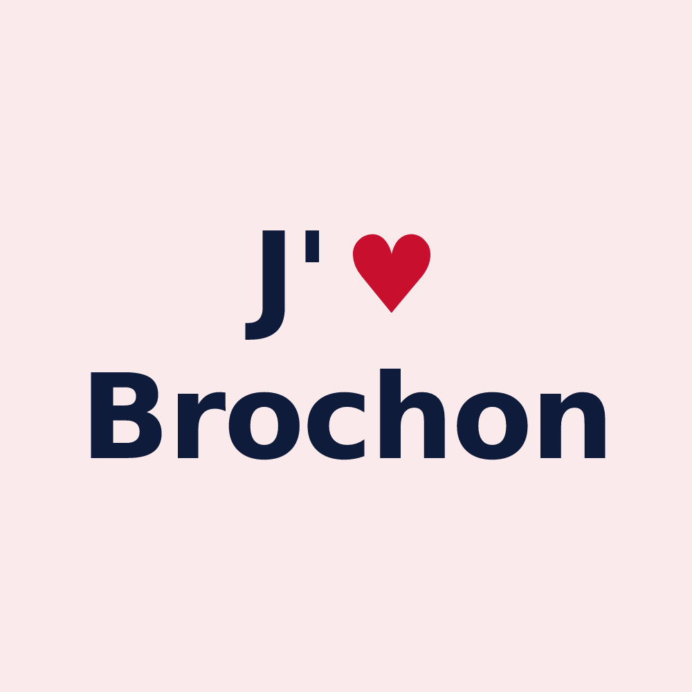 Magnet personnalisé Brochon — design J'aime Brochon