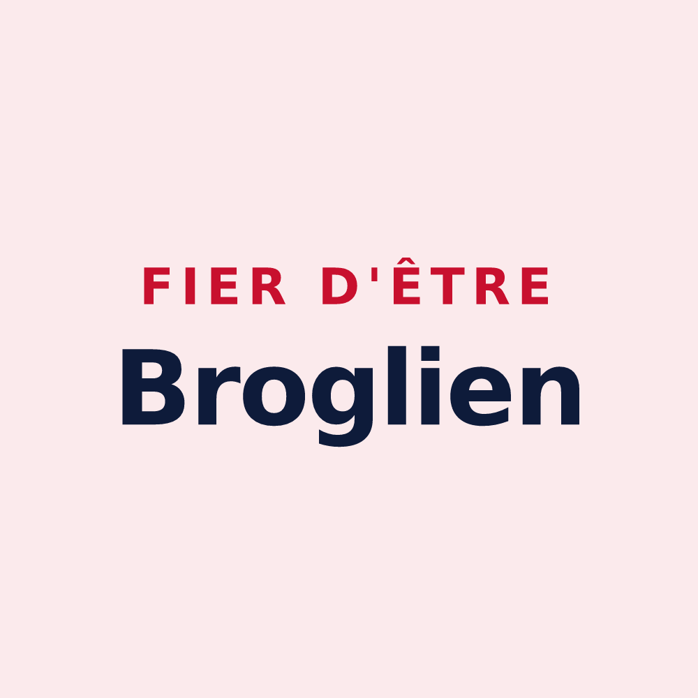 Magnet « Fier d'être Broglien » — design pour Broglie