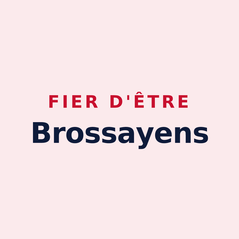 Magnet « Fier d'être Brossayens » — design pour Brossay