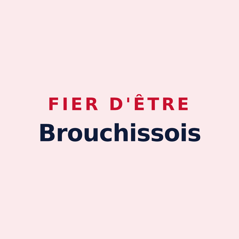 Magnet « Fier d'être Brouchissois » — design pour Brouchy