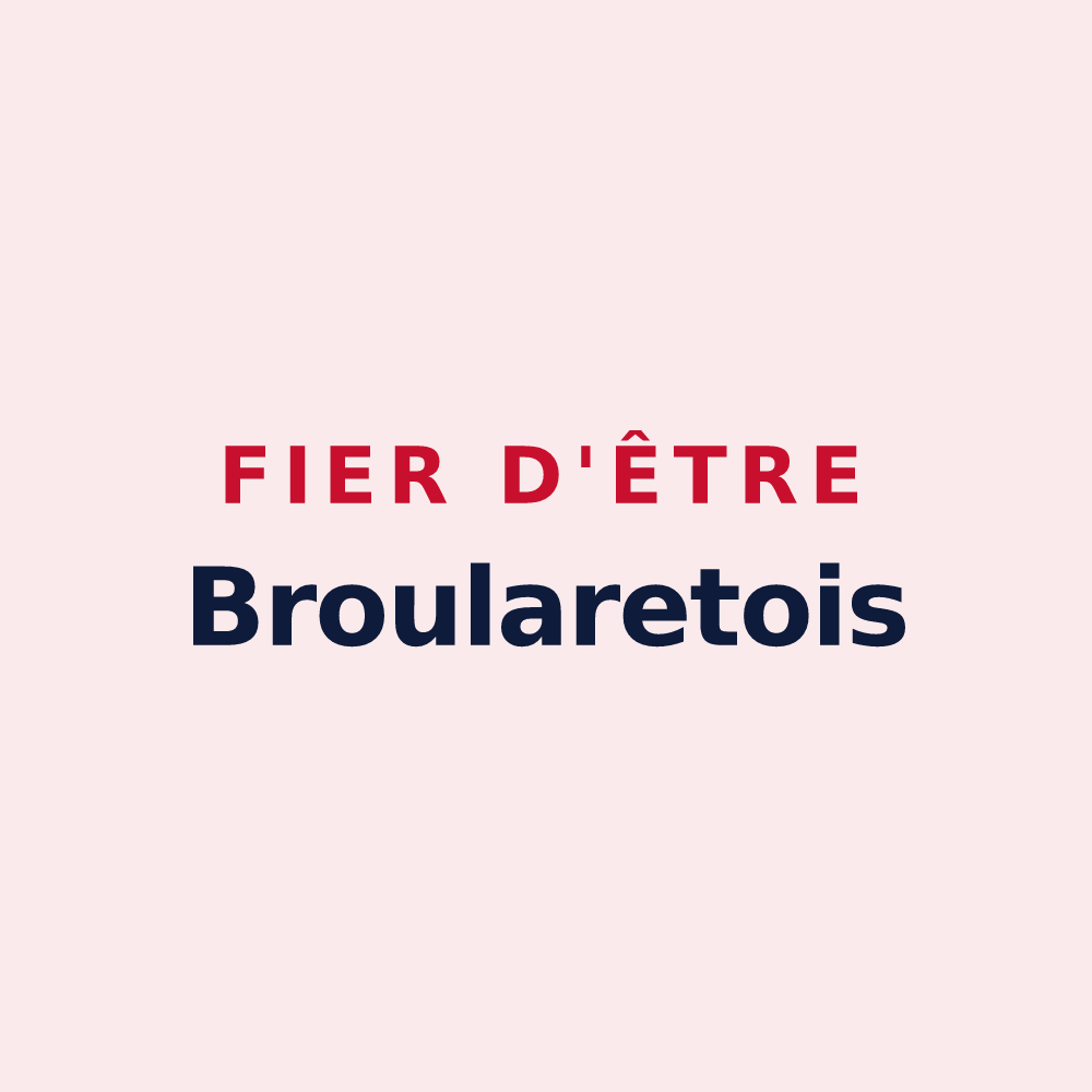 Magnet « Fier d'être Broularetois » — design pour Brousses-et-Villaret