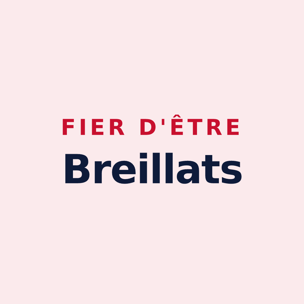 Magnet « Fier d'être Breillats » — design pour Bruailles