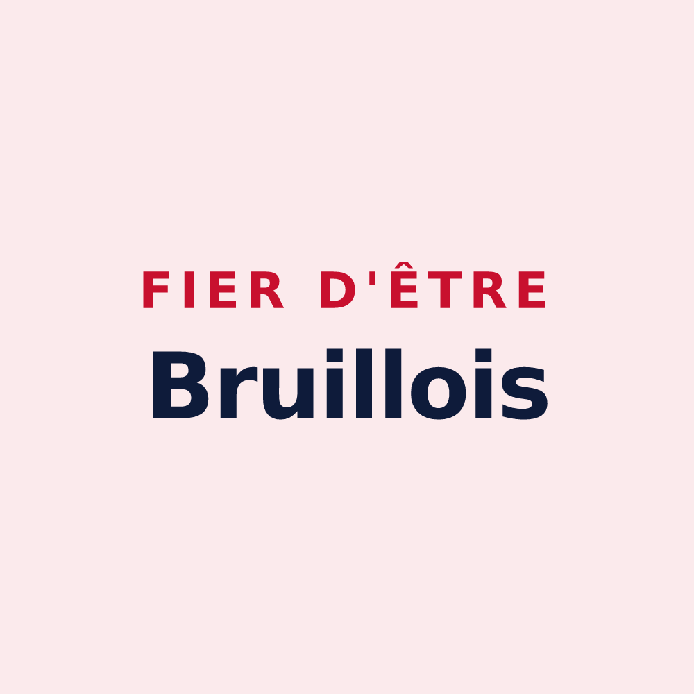 Magnet « Fier d'être Bruillois » — design pour Bruille-Saint-Amand