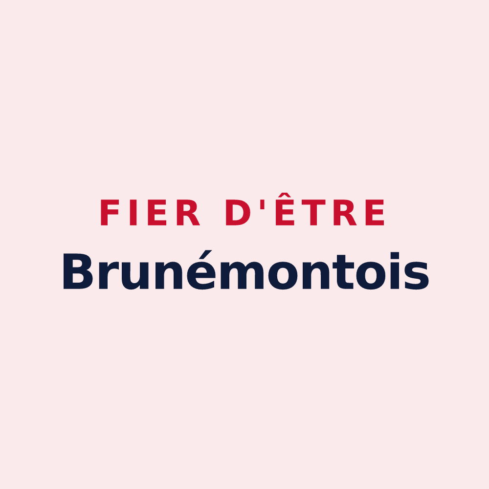 Magnet « Fier d'être Brunémontois » — design pour Brunémont