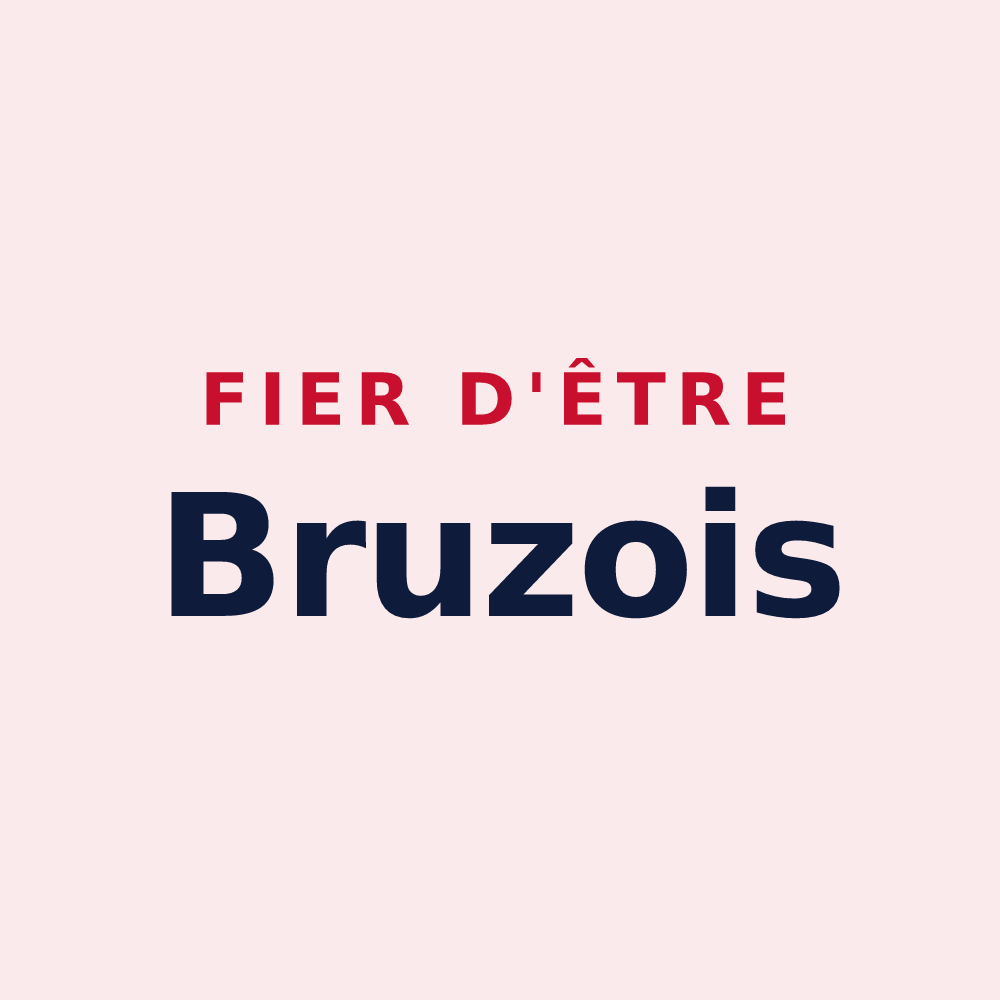 Magnet « Fier d'être Bruzois » — design pour Bruz