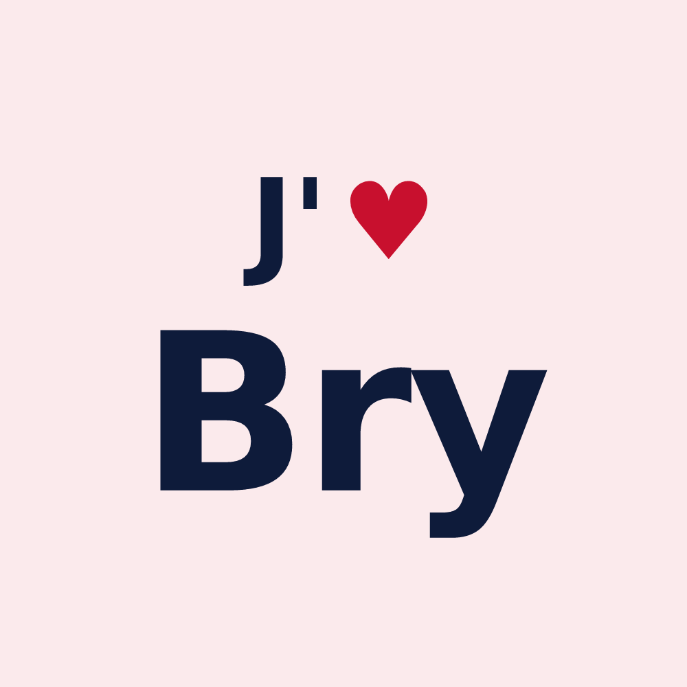 Magnet personnalisé Bry — design J'aime Bry