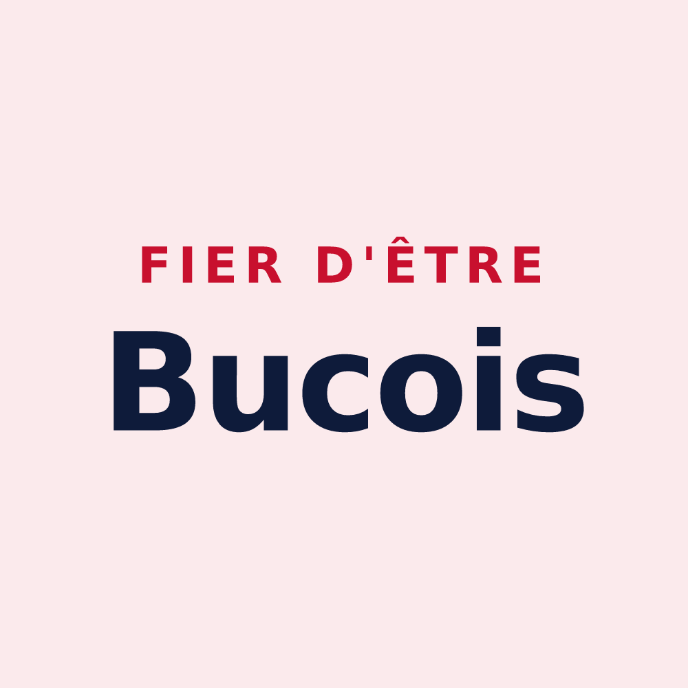 Magnet « Fier d'être Bucois » — design pour Buc
