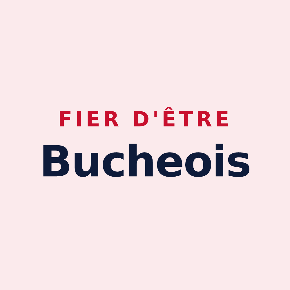 Magnet « Fier d'être Bucheois » — design pour Buchy