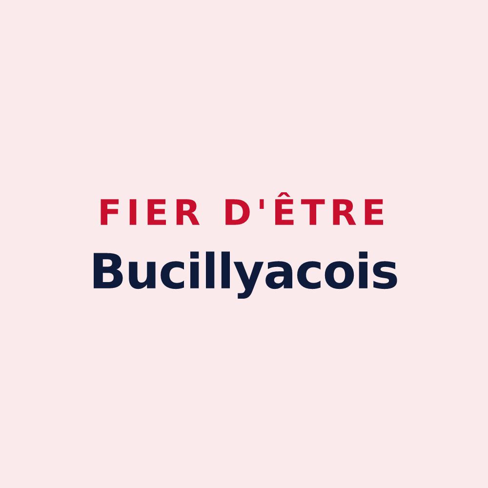 Magnet « Fier d'être Bucillyacois » — design pour Bucilly